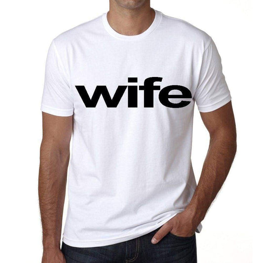 Wife Mens Short Sleeve Round Neck T-Shirt