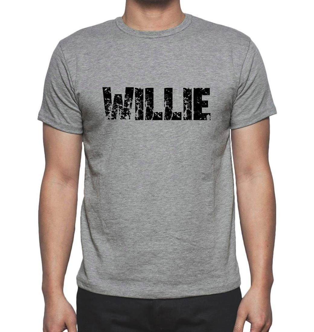 Wiilie Grey Mens Short Sleeve Round Neck T-Shirt 00018 - Grey / S - Casual