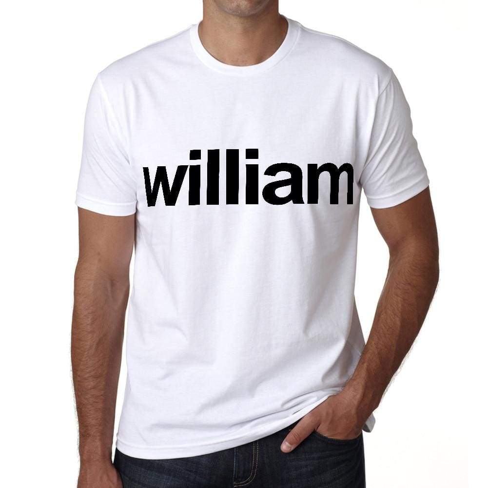 William Tshirt Mens Short Sleeve Round Neck T-Shirt 00050
