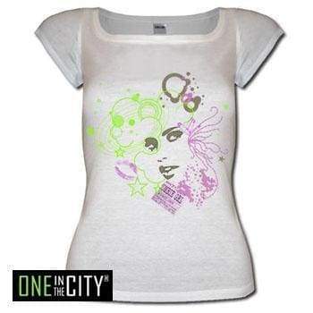 Womens T-Shirt One In The City Galaxy Short-Sleeve Top