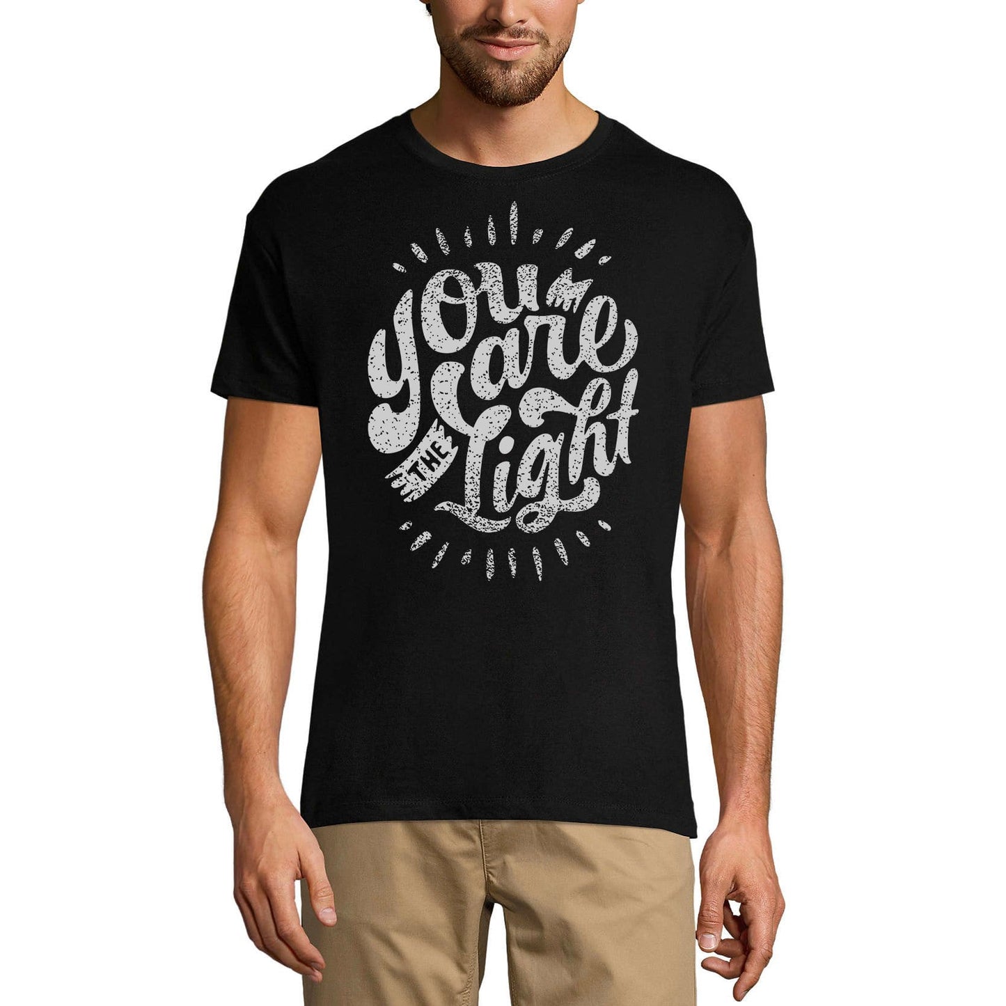 ULTRABASIC Men's T-Shirt You Are The Light - Short Sleeve Tee shirt